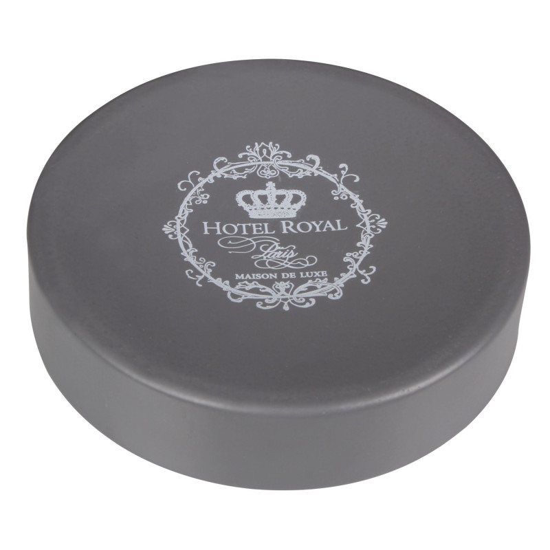 Mydelniczka DELUXE, 11x2,5cm, kol. szary