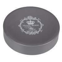 Mydelniczka DELUXE, 11x2,5cm, kol. szary