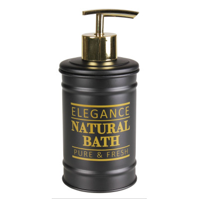 Dozownik ELEGANCE, śr.7,5cm, wys. 17cm,k.czar-złot