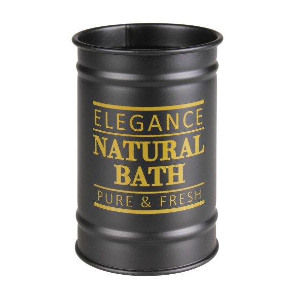 Kubek ELEGANCE, śr.7,5cm, wys.11cm, kol. czar-zł