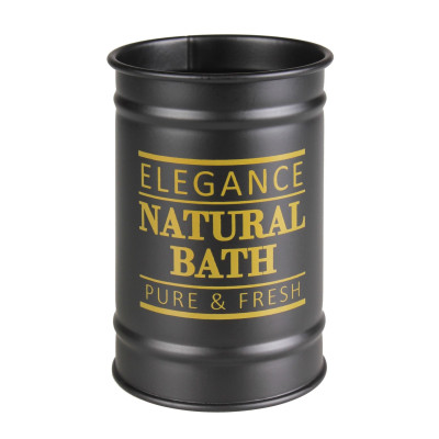 Kubek ELEGANCE, śr.7,5cm, wys.11cm, kol. czar-zł