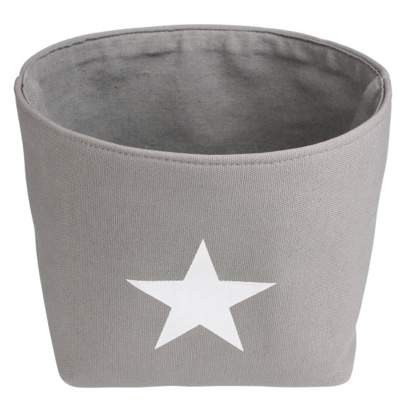 Koszyk ELVIS, 23x23x20 cm, kol. szary