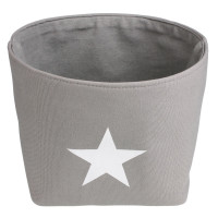 Koszyk ELVIS, 23x23x20 cm, kol. szary