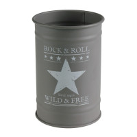 Kubek ELVIS, śr.7,5cm, wys.10cm, kol. szaro-biały