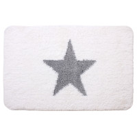 Mata łazienkowa ELVIS, 50x80 cm, kol. biało-szary