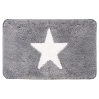 Mata łazienkowa ELVIS, 50x80 cm, kol. szaro-biały