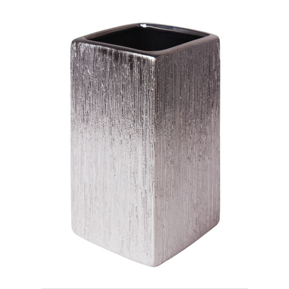 Kubek FLOSS, 6,5x6,5x11,5 cm, kol. srebrny