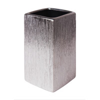 Kubek FLOSS, 6,5x6,5x11,5 cm, kol. srebrny