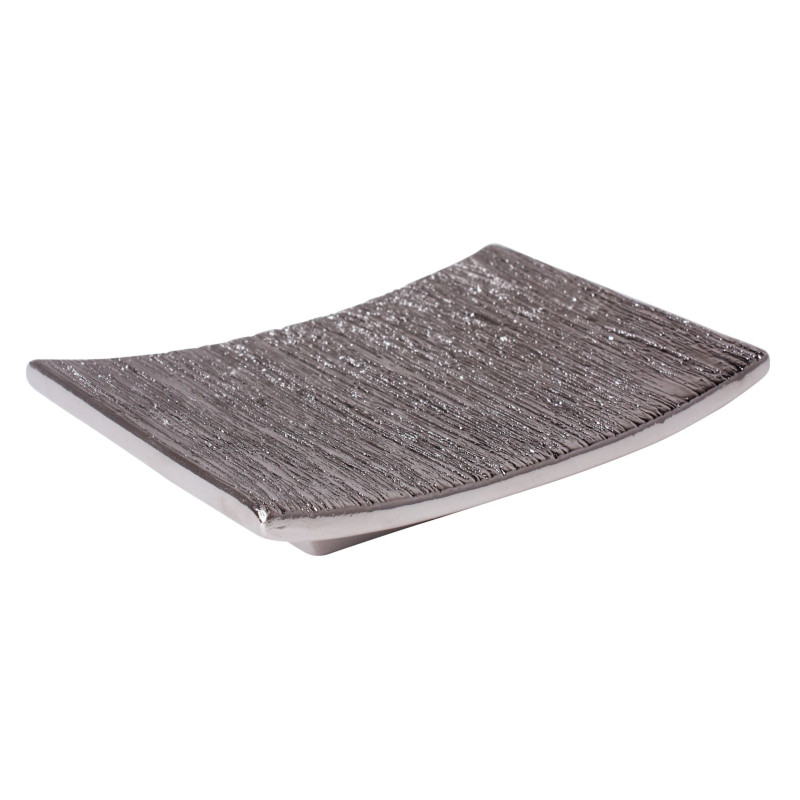 Mydelniczka FLOSS, 11,5x9x2 cm, kol. srebrny