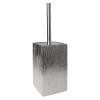 Szczotka do WC FLOSS, 9,5x9,5x40 cm, kol. srebrn