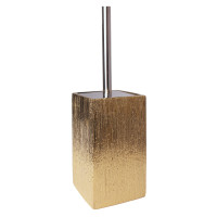 Szczotka do WC FLOSS, 9,5x9,5x40 cm, kol. złoty