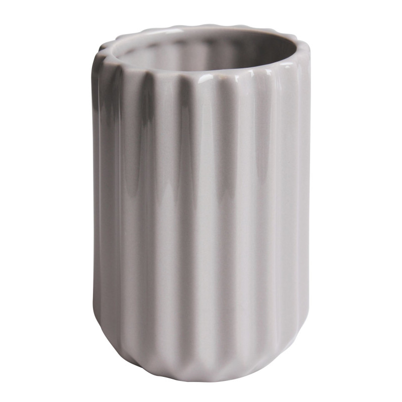 Kubek HARMONY, 7,5x7,5x11 cm, kol. szary