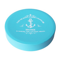 Mydelniczka HOME, 11x11x2,5cm, kol. niebieski