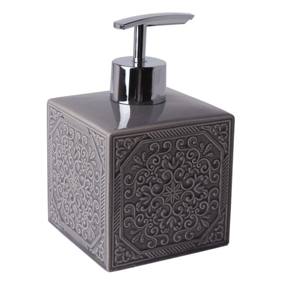 Dozownik MAUR, 8,5x8,5x14 cm, kol. szary