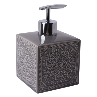 Dozownik MAUR, 8,5x8,5x14 cm, kol. szary