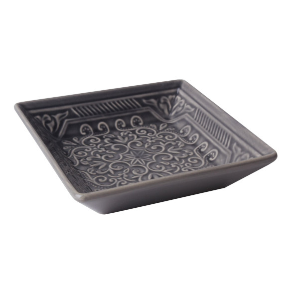 Mydelniczka MAUR, 10x10x2,5 cm, kol. szary