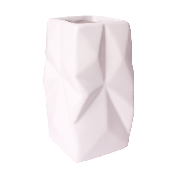 Kubek ORIGAMI, 7x7x11,5 cm, kol. kremowy