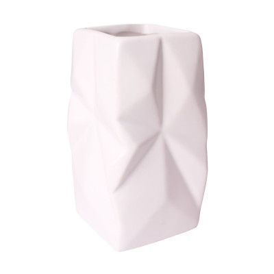 Kubek ORIGAMI, 7x7x11,5 cm, kol. kremowy