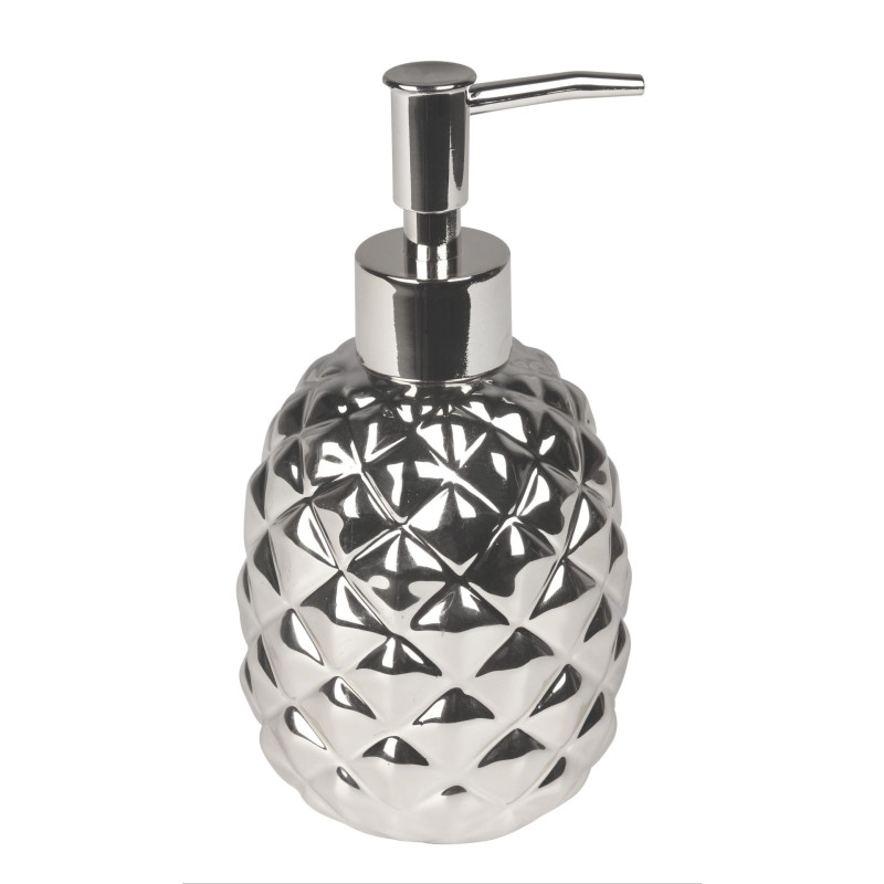 Dozownik PINEAPPLE, 9x17cm, kol. srebrny