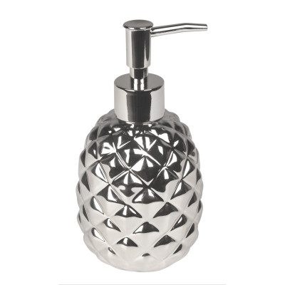 Dozownik PINEAPPLE, 9x17cm, kol. srebrny