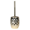 Szczotka do WC PINEAPPLE, 12x36 cm, kol. złoty