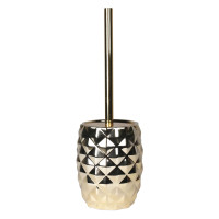 Szczotka do WC PINEAPPLE, 12x36 cm, kol. złoty