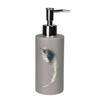 Dozownik PIUME, 7x7x18 cm, kol.szary