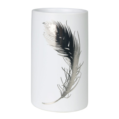 Kubek PIUME, 7x7x11,5 cm, kol. biały