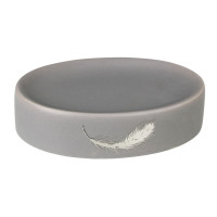 Mydelniczka PIUME, 13,5x10x3 cm, kol. szary