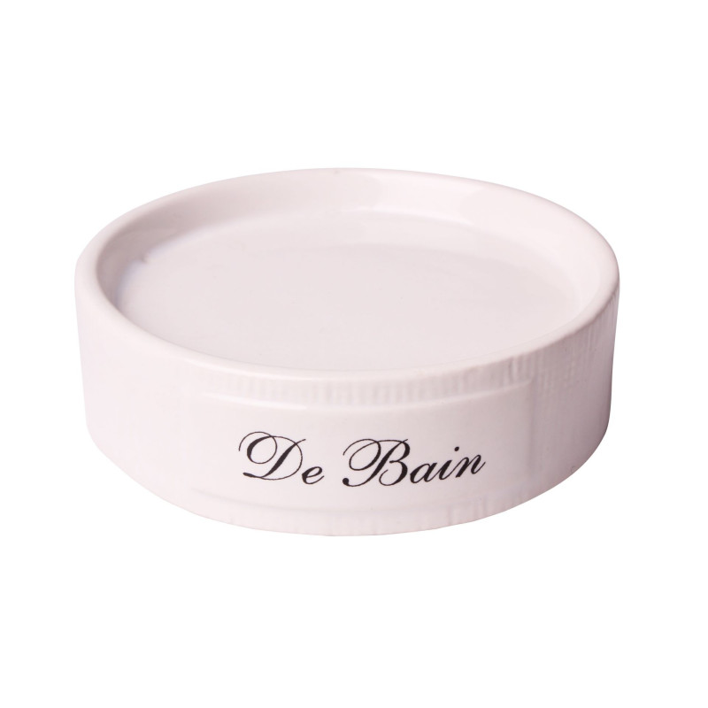 Mydelniczka RINGS, 10x10x3 cm, kol. kremowy