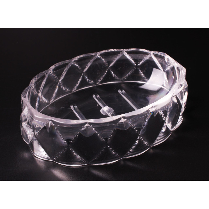 Mydelniczka RUSH, 14x9,5x3,5cm, przezroczyst