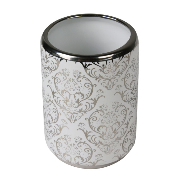 Kubek VENEZIA, 8X8X11 cm, kol. srebrny
