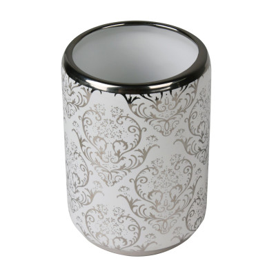 Kubek VENEZIA, 8X8X11 cm, kol. srebrny