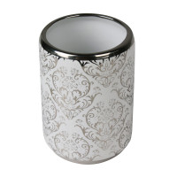 Kubek VENEZIA, 8X8X11 cm, kol. srebrny