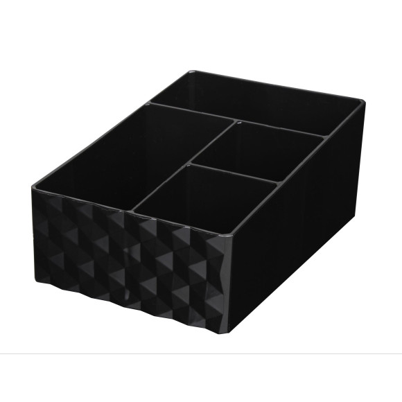 Organizer COLETTE, rozm. 14x20x8,8cm, kol. czarny