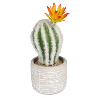 Sztuczny kwiat w doniczce KAKTUS-18cm