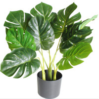 Sztuczny kwiat w doniczce MONSTERA-57 cm - zielony