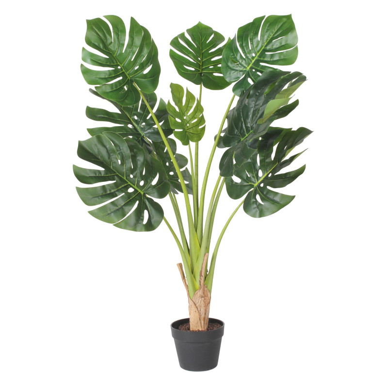 Sztuczny kwiat w doniczce MONSTERA-90cm-zielony