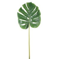 Sztuczny liść MONSTERA - 72 cm - zielony