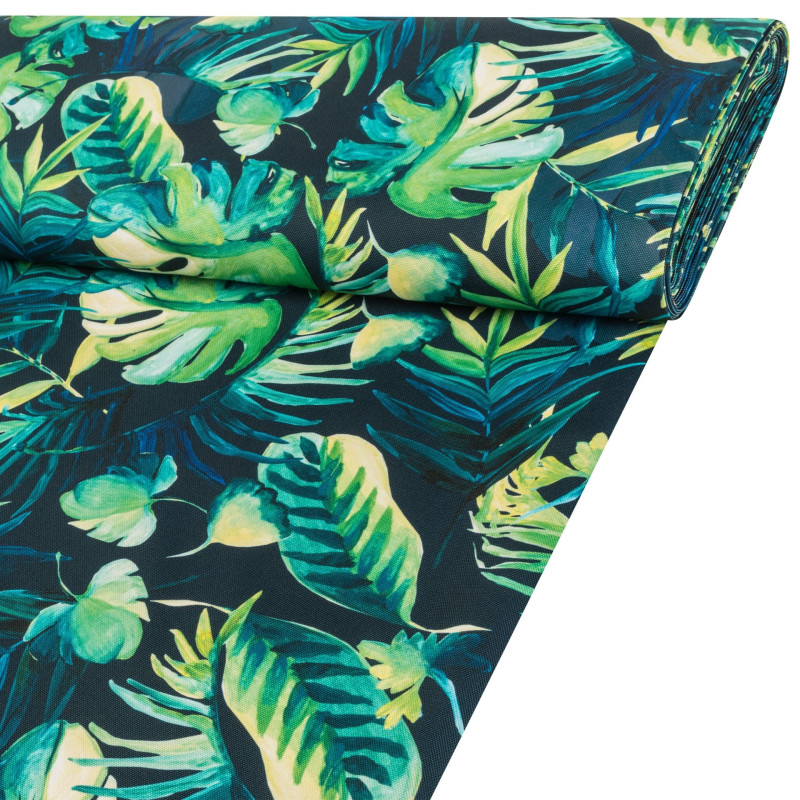 Tk. drukowana JUNGLE, 160cm, kol. zielony