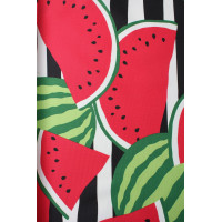 Tk. drukowana KAWON szer 160 cm, kol czerw-zielony