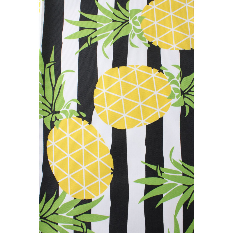 Tk. drukowana MANILA szer 160 cm, kol żóło-ziel