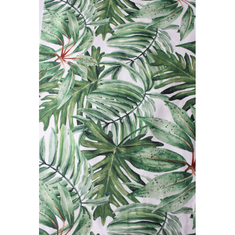 Tkanina drukowana PALMIS szer 143 cm kol zielony