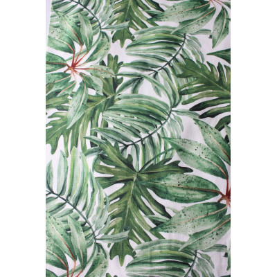 Tkanina drukowana PALMIS szer 143 cm kol zielony