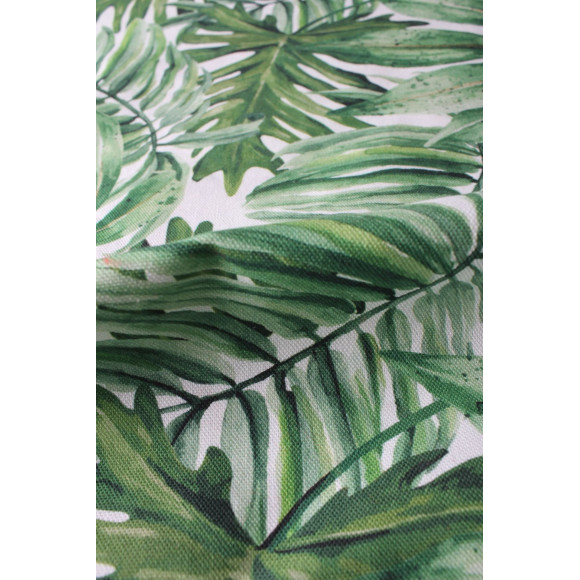 Tkanina drukowana PALMIS szer 143 cm kol zielony