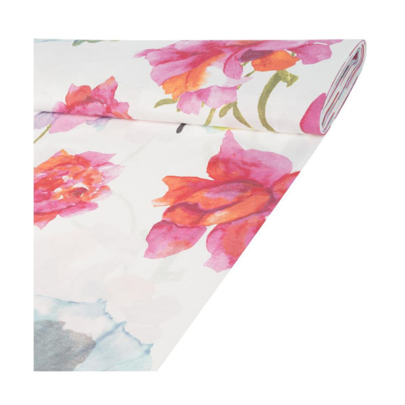 Tk.zasł.WATERFLOWER szer.140 cm kol.C220 różowy