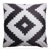 Poduszka PASOS rozm. 40x40 cm kol czarno-biały