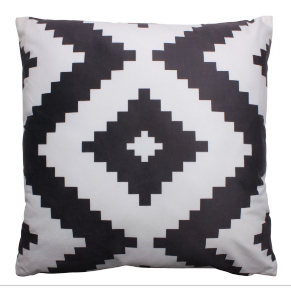Poduszka PASOS rozm. 40x40 cm kol czarno-biały