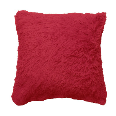 Poduszka SHAGGY rozm.45X45 cm kol.czerwony