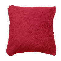 Poduszka SHAGGY rozm.45X45 cm kol.czerwony